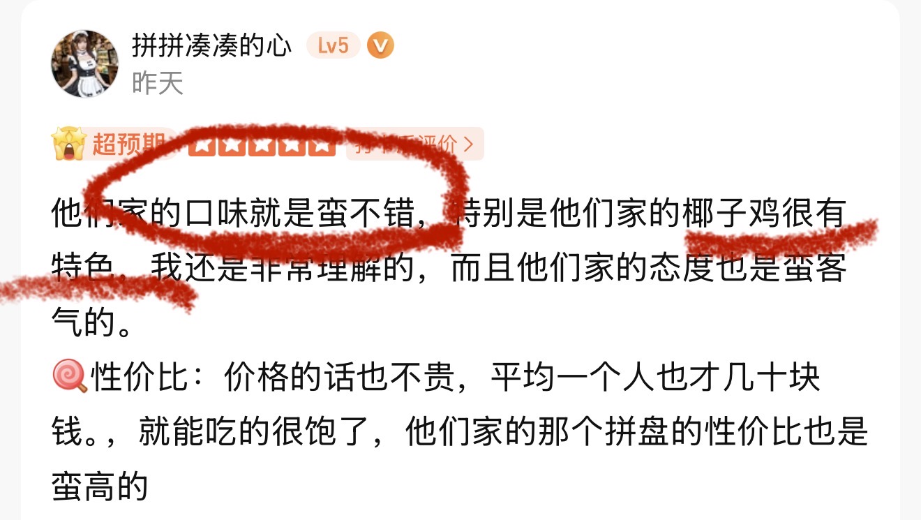 椰子鸡有特色性价比高